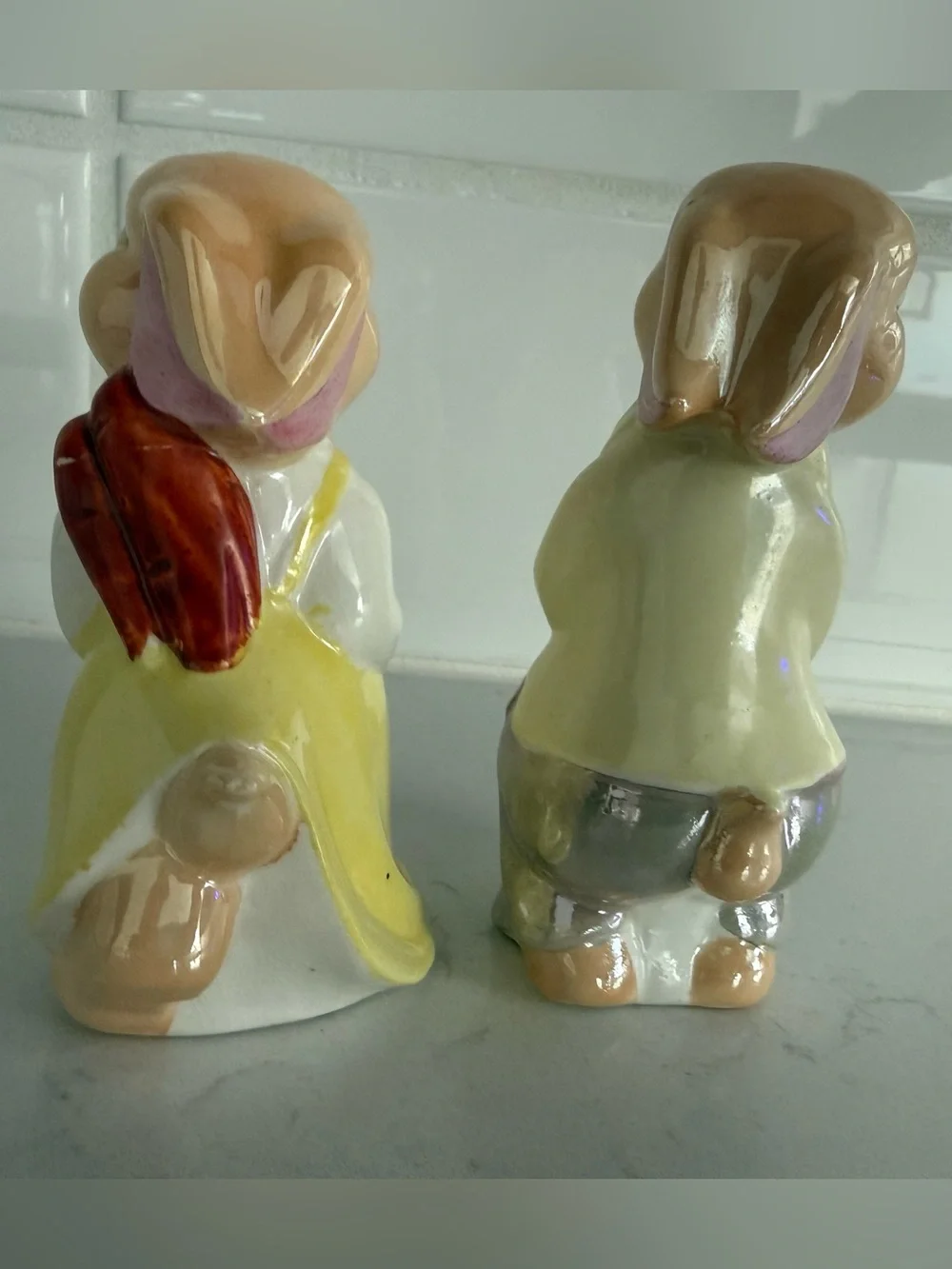 Ceramic Bunny Salt and Pepper Shaker Set
